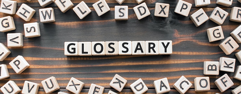 Glossary of online event terms